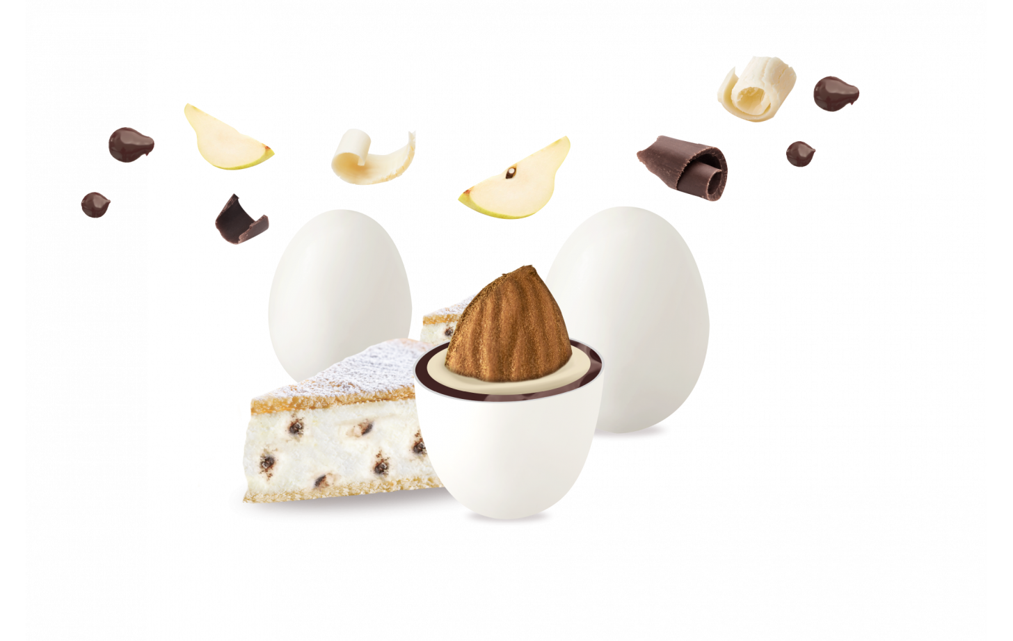 MAXTRIS - CONFETTI RICOTTA PERA E CIOCCOLATO gr.1000 - immagine 2